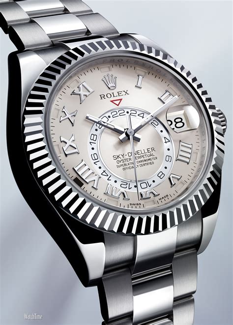 rolex sky dweller white gold review|Rolex white gold sky dweller.